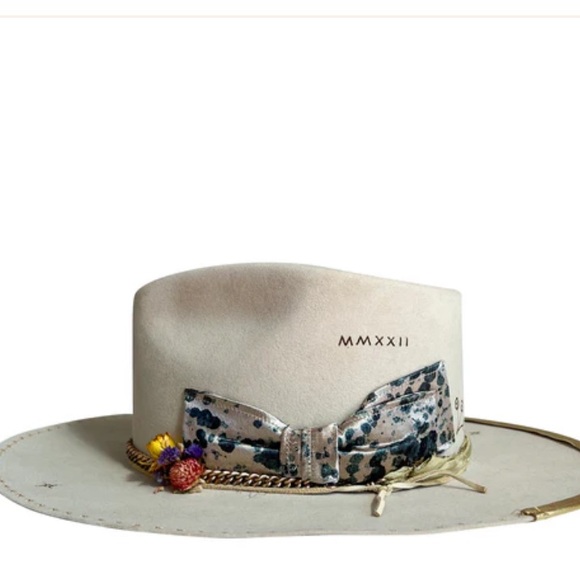 Teressa Foglia Accessories - Teressa Foglia - Lace Hat - New in Box - Sz -7 3/8